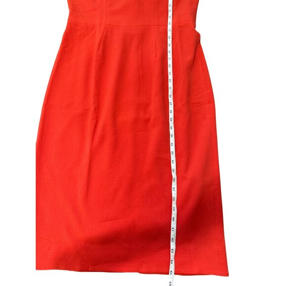 Dress the Population Womens XL Dress Red Sleeveless Sheath Sweetheart Neck NEW - Picture 5 of 7